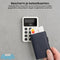 AdroitGoods Pasjeshouder 7 Pasjes Portemonnee - Creditcardhouder Met RFID Technologie - Leder/Blauw