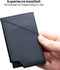AdroitGoods Pasjeshouder 7 Pasjes Portemonnee - Creditcardhouder Met RFID Technologie - Leder - Blauw