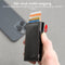 AdroitGoods Pasjeshouder 7 Pasjes Portemonnee - Creditcardhouder Met RFID Technologie - Leder/Zwart