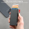 AdroitGoods Pasjeshouder 7 Pasjes Portemonnee - Creditcardhouder Met RFID Technologie - Aluminium/Zwart
