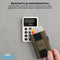 AdroitGoods Pasjeshouder 7 Pasjes Portemonnee - Creditcardhouder Met RFID Technologie - Suède-Leder - Groen