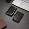 AdroitGoods Pasjeshouder 7 Pasjes Portemonnee - Creditcardhouder Met RFID Technologie - Leder/Zwart