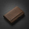 AdroitGoods Pasjeshouder 7 Pasjes Portemonnee - Creditcardhouder Met RFID Technologie - Leder/Donkerbruin