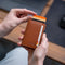 AdroitGoods Pasjeshouder 7 Pasjes Portemonnee - Creditcardhouder Met RFID Technologie - Leder/Bruin