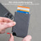 AdroitGoods Pasjeshouder 7 Pasjes Portemonnee - Creditcardhouder Met RFID Technologie - Leder - Grijs
