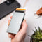 AdroitGoods Pasjeshouder 7 Pasjes Portemonnee - Creditcardhouder Met RFID Technologie - Aluminium/Grijs