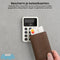 AdroitGoods Pasjeshouder 7 Pasjes Portemonnee - Creditcardhouder Met RFID Technologie - Leder/Donkerbruin