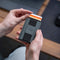 AdroitGoods Pasjeshouder 7 Pasjes Portemonnee - Creditcardhouder Met RFID Technologie - Suède-Leder - Blauw