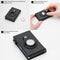 AdroitGoods Pasjeshouder 8 Pasjes Portemonnee - Creditcardhouder Met RFID Technologie - AirTag Leder/Carbonfiber