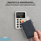 AdroitGoods Pasjeshouder 8 Pasjes Portemonnee - Creditcardhouder Met RFID Technologie - AirTag Leder/Blauw