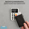 AdroitGoods Pasjeshouder 8 Pasjes Portemonnee - Creditcardhouder Met RFID Technologie - AirTag Leder/Zwart