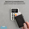 AdroitGoods Pasjeshouder 8 Pasjes Portemonnee - Creditcardhouder Met RFID Technologie - AirTag Leder/Carbonfiber