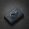AdroitGoods Pasjeshouder 8 Pasjes Portemonnee - Creditcardhouder Met RFID Technologie - AirTag Leder/Blauw