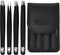 AdroitGoods Pincet Epileer Set - 4 Delig - Met Lederen Hoes