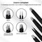 AdroitGoods Pincet Epileer Set - 4 Delig - Met Lederen Hoes
