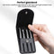 AdroitGoods Pincet Epileer Set - 4 Delig - Met Lederen Hoes