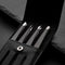 AdroitGoods Pincet Epileer Set - 4 Delig - Met Lederen Hoes