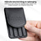 AdroitGoods Pincet Epileer Set - 4 Delig - Met Lederen Hoes