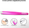 AdroitGoods Pincet Epileer - Slanted - RVS - Professioneel - Roze