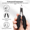 AdroitGoods Professionele RVS Nageltang - Nagelknipper - Voor Ingegroeide Teennagels - Ergonomisch Siliconen Handvat