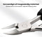 AdroitGoods Professionele RVS Nageltang - Nagelknipper - Voor Ingegroeide Teennagels - Ergonomisch Siliconen Handvat