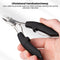 AdroitGoods Professionele RVS Nageltang - Nagelknipper - Voor Ingegroeide Teennagels - Ergonomisch Siliconen Handvat