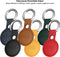 AdroitGoods Pu-Lederen hoes Geschikt voor Apple AirTag - Rood - Airtag-sleutelhanger - Houder - Hanger - Case