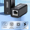 AdroitGoods RJ45 Ethernet Verlengstuk - 10 Gigabit per seconde - Koppelstuk Internetkabel - Netwerkconnector - Adapter voor Koppelingen - Zwart