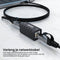 AdroitGoods RJ45 Ethernet Verlengstuk - 10 Gigabit per seconde - Koppelstuk Internetkabel - Netwerkconnector - Adapter voor Koppelingen - Zwart