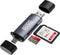 AdroitGoods SD Kaart Lezer - Card Reader - Geheugenkaartlezer - Adapter - Usb - Geschikt voor Telefoon, PC en Tablet - Aluminium
