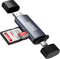AdroitGoods SD Kaart Lezer - Card Reader - Geheugenkaartlezer - Adapter - Usb - Geschikt voor Telefoon, PC en Tablet - Aluminium