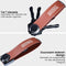 AdroitGoods Sleutel Organizer Sleutelhouder - Key Organizer - Keychain Multitool Sleutelhanger - Sleuteletui 2 tot 7 Sleutels - Leer - Bruin