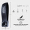 AdroitGoods Sleutel Organizer Sleutelhouder - Key Organizer - Keychain Multitool Sleutelhanger - Sleuteletui 2 tot 7 Sleutels - Leer - Zwart