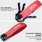 AdroitGoods Sleutel Organizer Sleutelhouder - Key Organizer - Keychain Multitool Sleutelhanger - Sleuteletui 2 tot 7 Sleutels - Leer - Rood