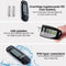 AdroitGoods Stappenteller met Clip en Draagkoord - USB Opladen - Activity Tracker - Pedometer - Groot Scherm - Broekzak - Zwart