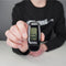 AdroitGoods Stappenteller met Clip en Draagkoord - USB Opladen - Activity Tracker - Pedometer - Groot Scherm - Broekzak - Zwart