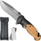 AdroitGoods Survival Zakmes - Nova X46 - Survival mes - Jachtmes - Staal en Eikenhout - Camping