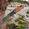 AdroitGoods Survival Zakmes - Nova X46 - Survival mes - Jachtmes - Staal en Eikenhout - Camping