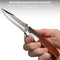 AdroitGoods Survival Zakmes - Nova X48 - Survival mes - Jachtmes - Staal en Eikenhout - Camping