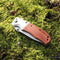 AdroitGoods Survival Zakmes - Nova X48 - Survival mes - Jachtmes - Staal en Eikenhout - Camping
