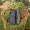 AdroitGoods Survival Zakmes Outdoor - G10 Handvat & D2 Staal - Olijfgroen