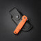 AdroitGoods Survival Zakmes Outdoor - G10 Handvat & D2 Staal - Veiligheidsoranje