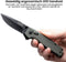 AdroitGoods Survival Zakmes Outdoor - G10 Handvat & D2 Staal - Olijfgroen
