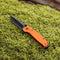AdroitGoods Survival Zakmes Outdoor - G10 Handvat & D2 Staal - Veiligheidsoranje