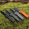 AdroitGoods Survival Zakmes Outdoor - G10 Handvat & D2 Staal - Olijfgroen