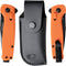 AdroitGoods Survival Zakmes Outdoor - G10 Handvat & D2 Staal - Veiligheidsoranje