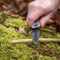 AdroitGoods Survival Zakmes Outdoor - G10 Handvat & D2 Staal - Lichtgrijs