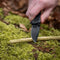 AdroitGoods Survival Zakmes Outdoor - G10 Handvat & D2 Staal - Zwart