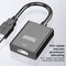 AdroitGoods USB 3.0 naar HDMI - USB Display Adapterkabel - HDMI converter - USB-A Naar HDMI - Zwart