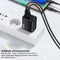 AdroitGoods Usb-A/C Snellader - 20W oplader met QC3.0 - Universele adapter - Telefoon Oplader - Zwart